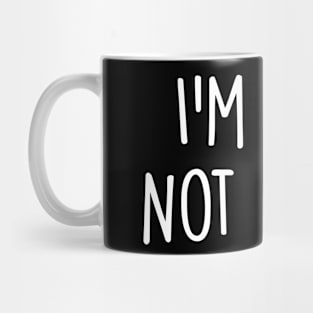 I'm Deaf Not Stupid Hearing Aid Sign Language Deaf ASL Mug